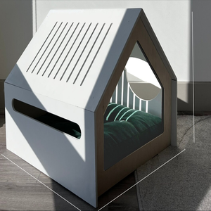 Moderne <span class=keywords><strong>Diy</strong></span> Dierenhuis Aanpasbare Katten En Kleine Honden Binnenhuis Huisdiermeubilair Minimalistisch <span class=keywords><strong>Indoor</strong></span> Kattenhondenhok - Product Image 3