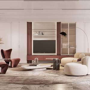 Meuble TV mural flottant avec un design moderne pour des configurations de salon gain de place - Product Image 2