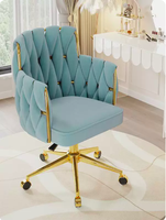 Chaise de bureau à domicile, chaise pour diffusion en direct, chaise d'ordinateur de luxe, chaise de coiffeuse pour chambre de fille, chaise de réception