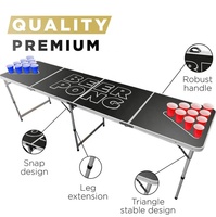 Jeu de fête OEM Table de bière-pong pliante pliable de 8 pieds personnalisée