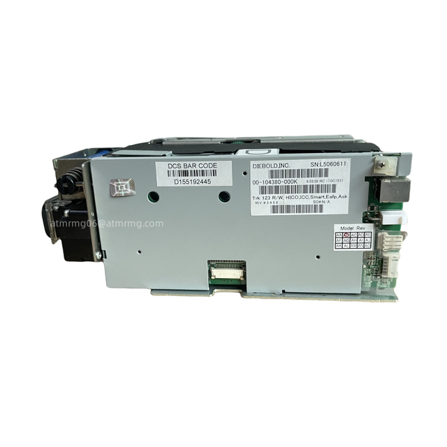 00-104380-000K ATM Machine Parts Diebold TRK 123 R/W HICO ICC Smart Card Reader 00104380000K