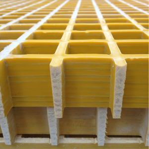 다양한 색상 성형 유리 섬유 격자 플랫폼 산책로 바닥 격자 Frp 돼지 Caillebotis 플라스틱을위한 유리 섬유 바닥 그릴 - Product Image 6