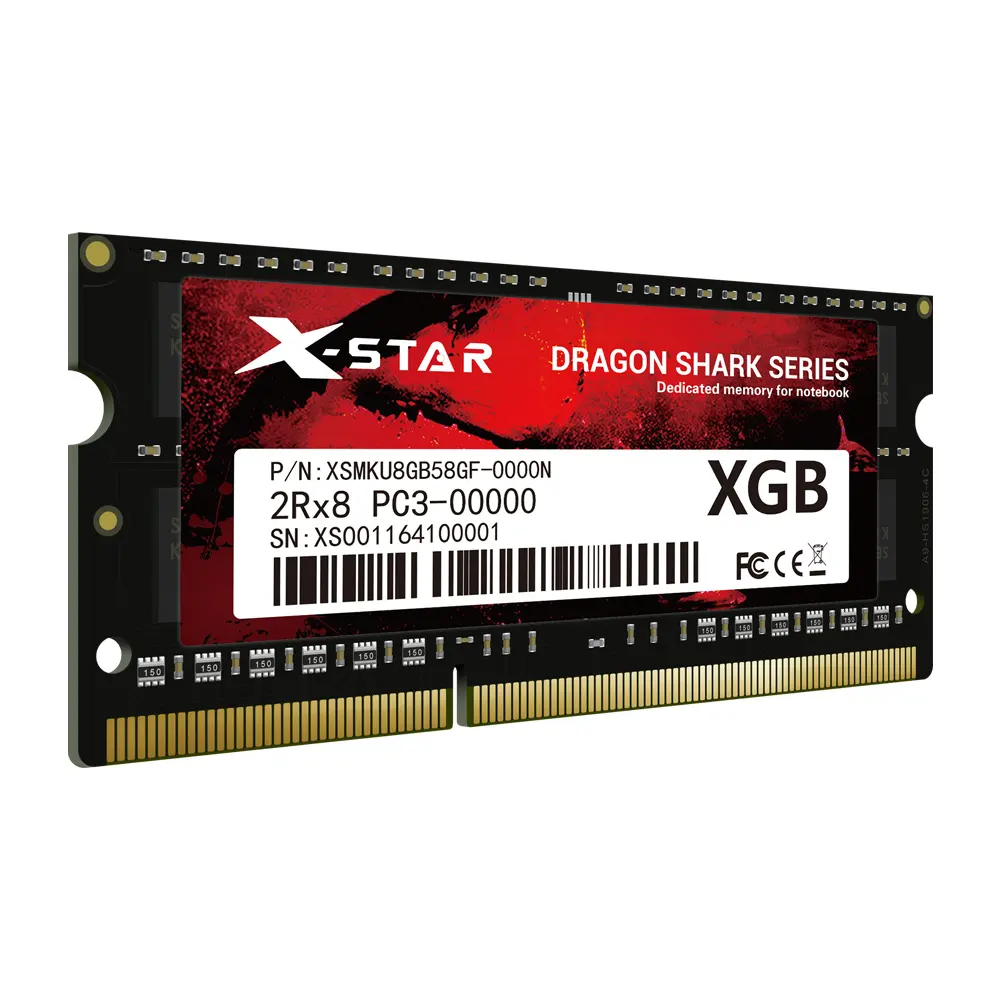 X-STAR ذاكرة الوصول العشوائي ذاكرة ddr3 ذاكرة الوصول العشوائي 4gb 1600mhz PC3-12800 لأجهزة الكمبيوتر المحمول