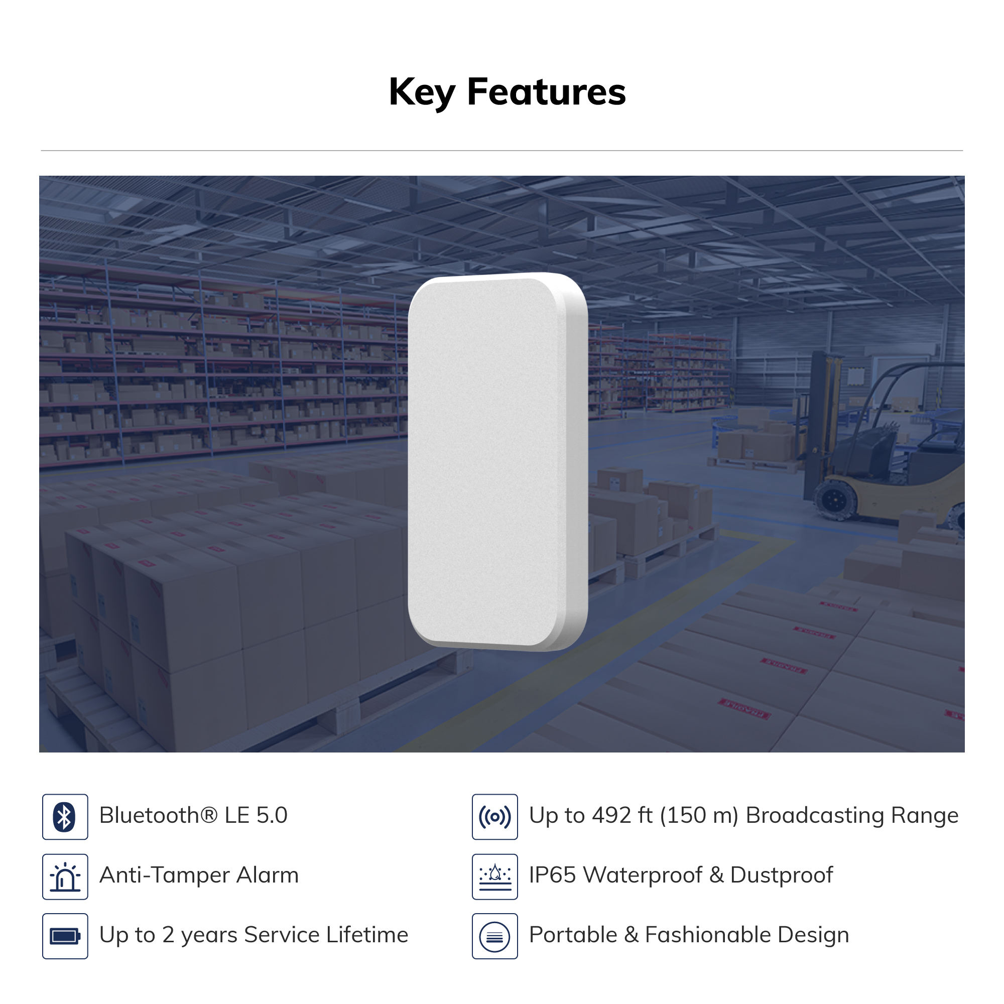 MBT01 Étiquette d'actif anti-altération