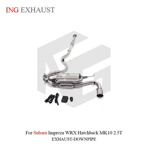 Sistema de Escape Cat-Back Valvetronic de Acero Inoxidable ING para <span class=keywords><strong>Subaru</strong></span> <span class=keywords><strong>Impreza</strong></span> WRX <span class=keywords><strong>Hatchback</strong></span> MK10 2.5T, Piezas de Alto Rendimiento al por Mayor - Product Image 2