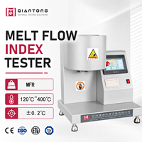 Testeur d'indice de fluidité automatique à écran tactile pour laboratoire de plastique, conforme à la norme ISO 1133, certifié CE