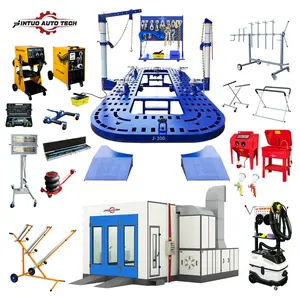 Jintuo Hot Sale 3000kg Automotive Chassis Frame Bench body collision accident quick repair system Pulling Machine Frame straight