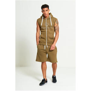 2025 nouveau Design sweats à capuche hommes sweats à capuche vierges et shorts ensemble personnalisé surdimensionné hommes en gros - Product Image 1