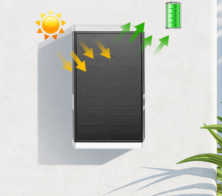 LED Solar Wall Mount Lamp IP65 Waterproof Warm White Fence Decor Patio Exterior Garden Led Outdoor up Down Solar Wall Lights