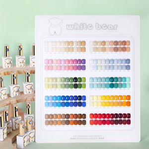 ZRKGEL OEM Teddy Bear TPO Hema Free 100 Colori Kit Gel UV Non Tossico Smalto per Unghie Professionale Set Gel Polish Effetto Jelly in Bottiglia per Designer - Product Image 3