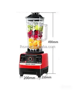 Smoothie Blender Fruit Milkshake Machine Ice Crusher 2 L Large Capacity Grain Soybean Milk Tea equipment