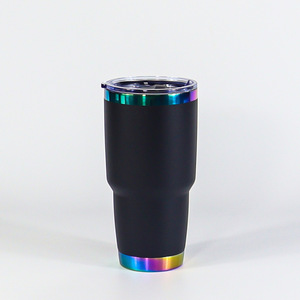 Custom 30oz Stainless Steel Tumbler with Colorful Plated Finish <b>for</b> Laser Engraving Personalized Thermal Water Bottle Gift <b>Cup</b> - Product Image 4