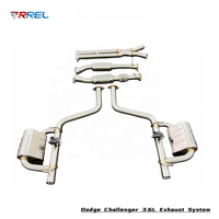 Échappement Catback haute performance pour Dodge Challenger SRT 3.6L 6.2L (2015-2023) - Acier inoxydable SUS304, fixation directe