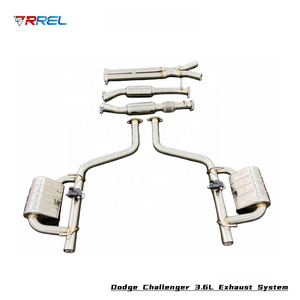 Высокопроизводительная выхлопная система <span class=keywords><strong>Catback</strong></span> для Dodge Challenger SRT 3.6L 6.2L (2015-2023) - нержавеющая сталь SUS304, прямое крепление - Product Image 4