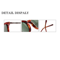 Lunettes de soleil carrées de luxe en acétate de haute qualité 2025 pour hommes et femmes, logo marron/gris, style polarisé tendance