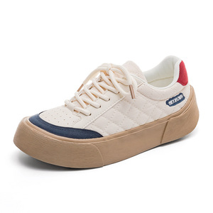 Nouvelles chaussures en toile à semelle épaisse au design unique pour femmes, très polyvalentes pour l'école, mignonnes et tendance, respirantes, à la mode - Product Image 4