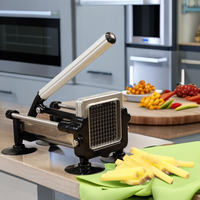 Restaurant Keukenapparatuur Handleiding 3/8 "Aardappelsnijder Fruitsnijder Frietsnijder