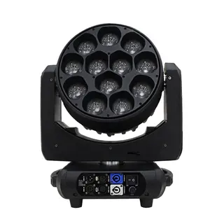 New Professional Stage LED light 12pcs*40W Fousing Big Bee Eyes Moving Head Zoom light apply to dj disco party gig show activity