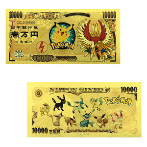2026 Penjualan Terlaris US Pocket Monster 13 Desain Uang Kertas Berlapis Emas 24K untuk Koleksi - Product Image 5