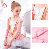 Automne hiver jupe de ballet en velours doré pour femmes et enfants pratique de la danse chinoise vêtements de performance pour les examens de notes
