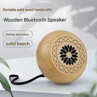 Altavoz Portátil de Madera A1, Mini Altavoz Potente para Cine en Casa, Altavoz/Subwoofer de Escritorio, Regalo Decorativo