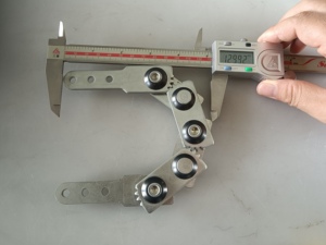 Thiết kế hiện đại đa chức năng đồ nội thất sắt phần cứng cạnh giường gấp hai chiều bản lề tay vịn & tựa lưng sofa 5 Bản lề gối - Product Image 5