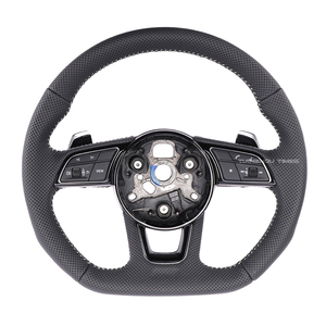 <span class=keywords><strong>Volante</strong></span> de Cuero Personalizado para <span class=keywords><strong>Audi</strong></span> <span class=keywords><strong>A4</strong></span> B9, Compatible con <span class=keywords><strong>Audi</strong></span> A3 <span class=keywords><strong>A4</strong></span> A4L Avant Allroad A5 A6L A7 Q2L Q3 Q5 Q5L Q7 A1 A3 8V 8P SQ5 S4 B8.5 S3 - Product Image 2
