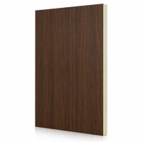 Panneau mural insonorisant et isolant thermique en placage de bois de bambou et de carbone cristallin léger de haute qualité