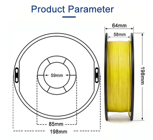 Filamento PLA de 1.75mm <span class=keywords><strong>y</strong></span> 1KG, Suministro de Fábrica, Precisión de ±0.03mm, Ideal para Impresión 3D de Modelos de Loros <span class=keywords><strong>y</strong></span> Maracas - Product Image 3
