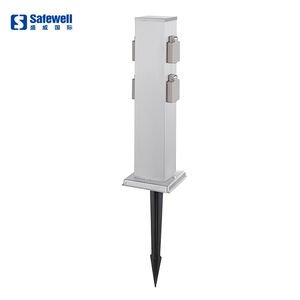 Colonna di potenza esterna in acciaio inox 201 per Bbq Ip44 presa impermeabile Outdoor con Base e copertura - Product Image 5