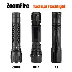 Тактический фонарь ZOOMFIRE с мощным дальнобойным белым светодиодом, из алюминиевого сплава, перезаряжаемый, с функцией яркого освещения - Product Image 2