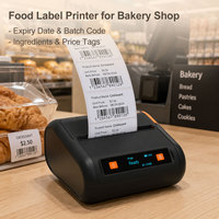 Imprimante thermique portable 58 mm 80 mm, imprimante d'étiquettes, machine à autocollants, imprimantes de reçus POS ESC, marque PUTY, 203 dpi, en stock