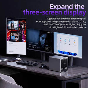 NAS de Escritorio WTR PRO de 4 Bahías, AMD Ryzen 7 5825u, RAM DDR4, SSD NVMe, 2 Ranuras M.2 NVMe, HDMI 4K, Almacenamiento Conectado a la Red (Sin Discos) - Product Image 6