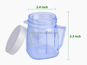 Piezas de <span class=keywords><strong>licuadora</strong></span> Osterizer: <span class=keywords><strong>Mini</strong></span> tarro de <span class=keywords><strong>licuadora</strong></span> 1 taza pequeña taza de plástico de molino seco con tapa accesorio de <span class=keywords><strong>licuadora</strong></span> <span class=keywords><strong>Oster</strong></span> taza pequeña - Product Image 3