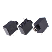 Prise audio 3,5 mm PJ-325 5 broches verticale DIP, connecteur audio 3,5 multicolore pour équipement audio DIY