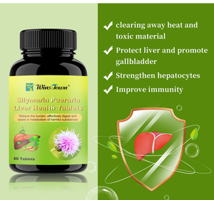 winstown herbal liver <b>tablets</b> <b>Metabolize</b> harmful substances silymarine extract liver health supplements - Product Image 2