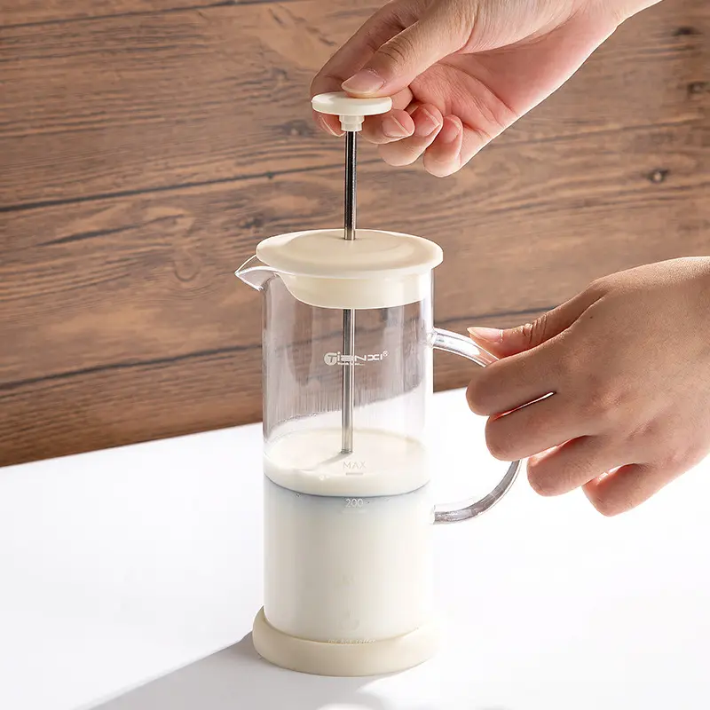 ASDA Mini Cafe kahve demleyici kahve yapıcı 304 kalite paslanmaz çelik taşınabilir kahve presi küçük çay ve köpürtme sütü basın