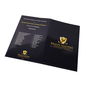 Wholesale Customize Design Print LOGO A4 Colorful Cardboard Paper <strong>Document</strong> File Folders for Business Office - Product Image 4
