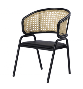 Sillón Frantz de ratán de caña de café para jardín al aire libre - Product Image 4