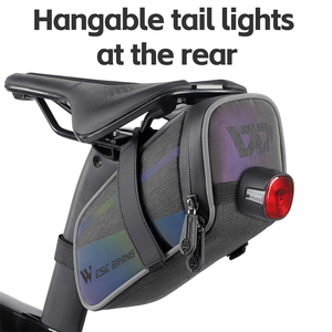WEST BIKING tas sadel sepeda gunung, tas kursi sepeda kantong reflektif tahan air - Product Image 3