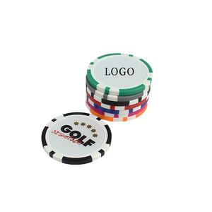 Logo personnalisé couleur marqueur de balle de golf de jeton de poker de 40mm de diamètre - Product Image 6