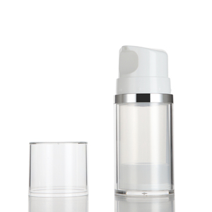 Loción acrílica de doble capa translúcida de 30ml y <span class=keywords><strong>50ml</strong></span> al por mayor con anillo de plata y tapa transparente - Product Image 4