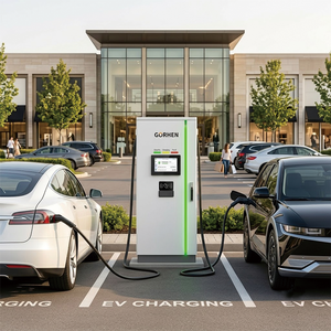 สถานีชาร์จรถยนต์ไฟฟ้าแบบเร็ว DC 60kW 120kW 160kW หัวชาร์จคู่ CCS1 CCS2 CHAdeMO หน้าจอสัมผัส เครื่องชาร์จ DC เชิงพาณิชย์ - Product Image 4