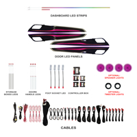 Voyeego, iluminación ambiental personalizada, luz de ambiente para coche, luz ambiental Original para coche para BMW X6 2015-2019