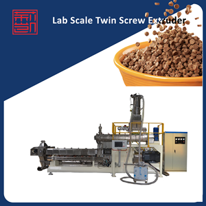 Machine extrudeuse automatique à double vis de laboratoire pour aliments pour chiens (bouchées/bonbons) et croquettes pour animaux de compagnie - Product Image 2