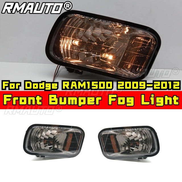 Original Halogen Front Bumper Fog Light Daytime Running Light Body Kit For Dodge RAM1500 2009-2012 Car Accessories