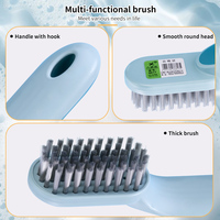 Brosse de Nettoyage Ménagère à Prise Facile pour Salle de Bain, Linge, Chaussures et Bouteilles