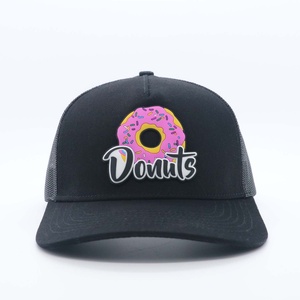 หมวกแก๊ปทรงทรัคเกอร์ 5 ชิ้น คุณภาพสูง ปักโลโก้ยางแบบกำหนดเอง ปักลาย 3 มิติ ผ้าฝ้ายและโพลีเอสเตอร์ สำหรับกิจกรรมกลางแจ้งและปั่นจักรยาน สำหรับผู้ใหญ่ - Product Image 2