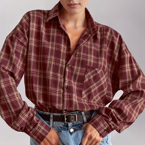 ในสต็อกแขนยาว, คอกลมขนาดบวก<span class=keywords><strong>เสื้อ</strong></span>ตะวันออกกลางใหม่สตรี<span class=keywords><strong>มุสลิม</strong></span>ลําลองจีบเสื้อหลวม/ - Product Image 2