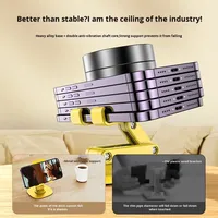 Support de téléphone portable en plastique pliable, support de tablette rotatif à 360 degrés, support de téléphone pour diffusion en direct, hauteur réglable, compatible